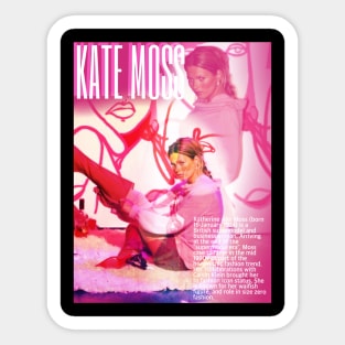 kate moss design Sticker